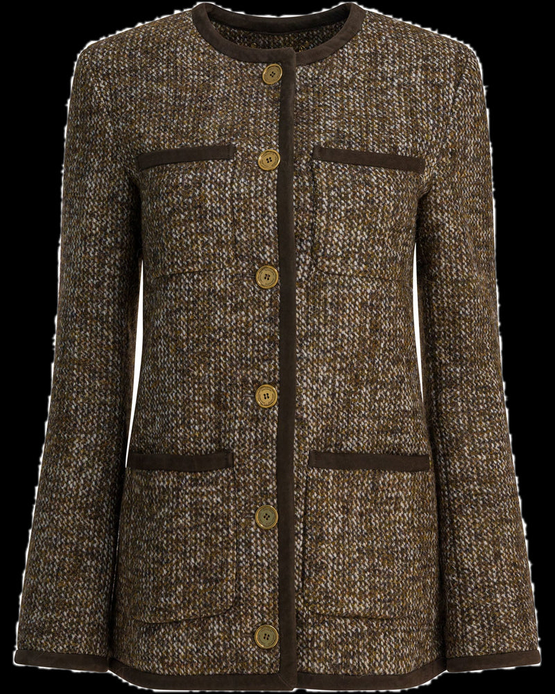 BG_REMOVED_CATALOG_Wool Blend Jacket - GOLDEN GOOSE