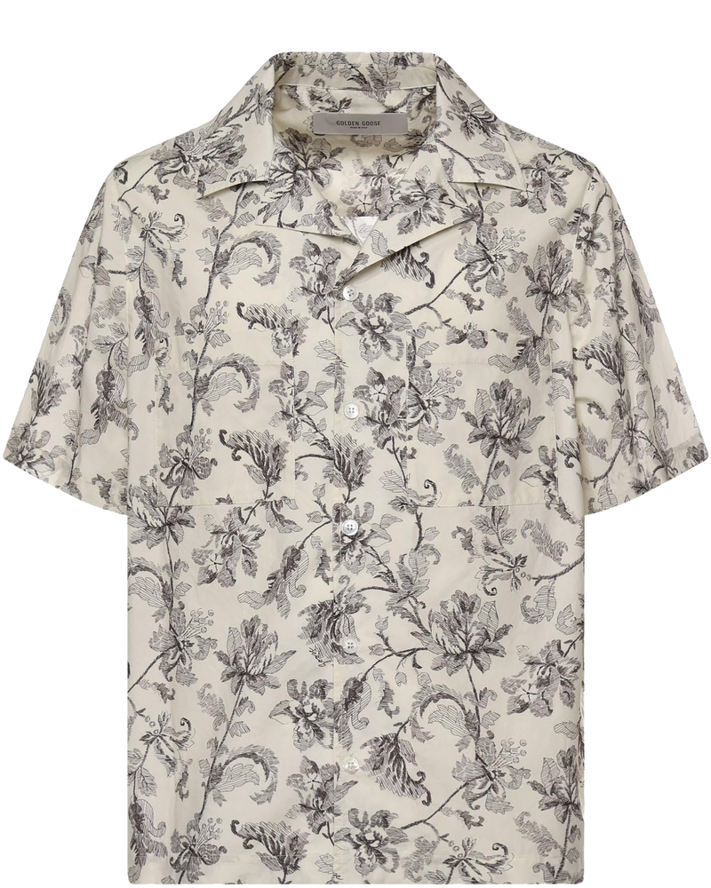 Camicia Bowling In Cotone Con Stampa Golden goose – Гарантія оригінальності