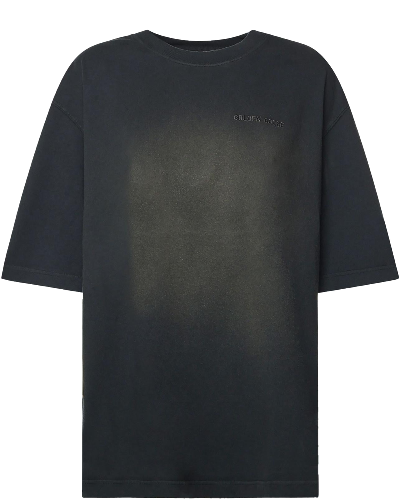T-Shirt In Jersey DI Cotone Con Logo Golden goose – Гарантія оригінальності