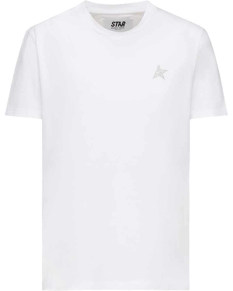T-Shirt In Cotone Con Logo Golden goose оригінал – Купити в Україні