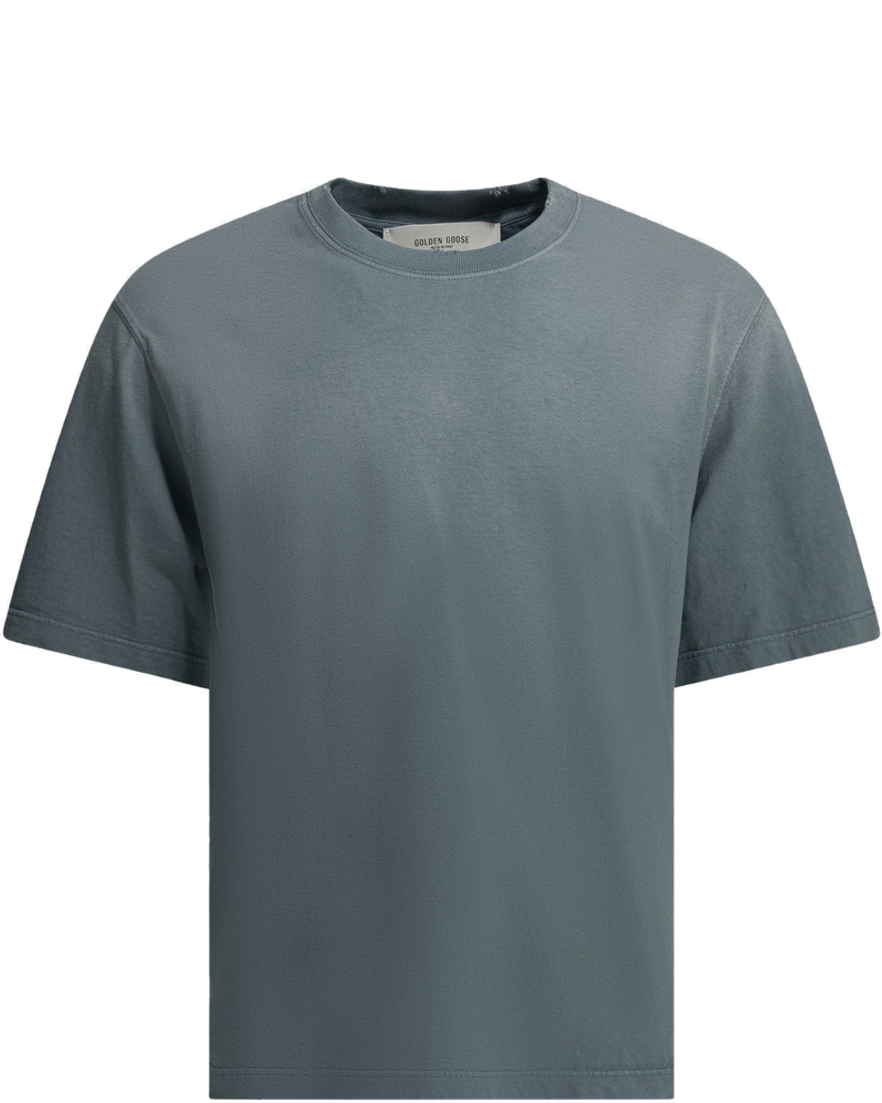 Crew-Neck T-Shirt With Reverse Logo Golden goose оригінал – Купити в Україні