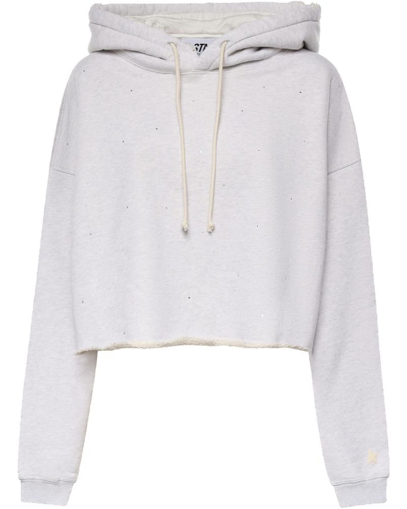Felpa Cropped Star In Cotone Golden goose оригінал – Купити в Україні