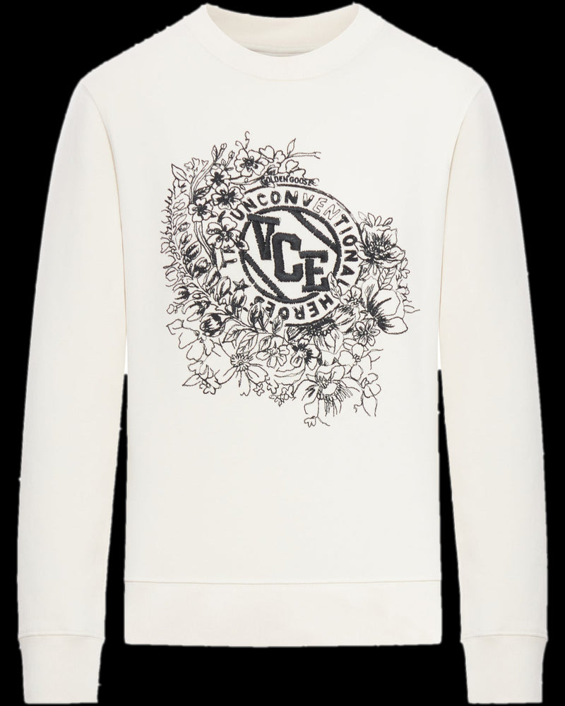 BG_REMOVED_CATALOG_JOURNEY W`S CREW NECK COTTON FLEECE SWEATSHIRT - GOLDEN GOOSE