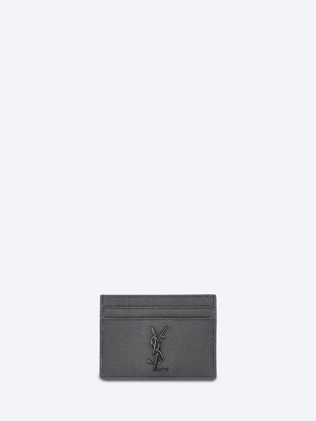 Grain De Poudre Matt Ysl Credit Card Holder Saint laurent – Гарантія оригінальності – боковий вид