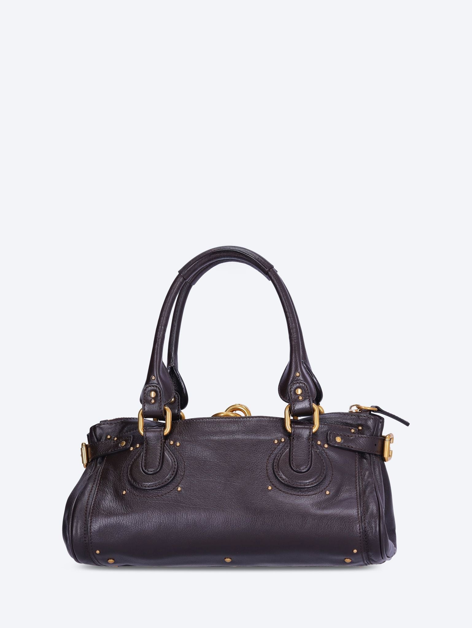 Grained Leather Paddington Handbag Chloe – Гарантія оригінальності – збільшений вид
