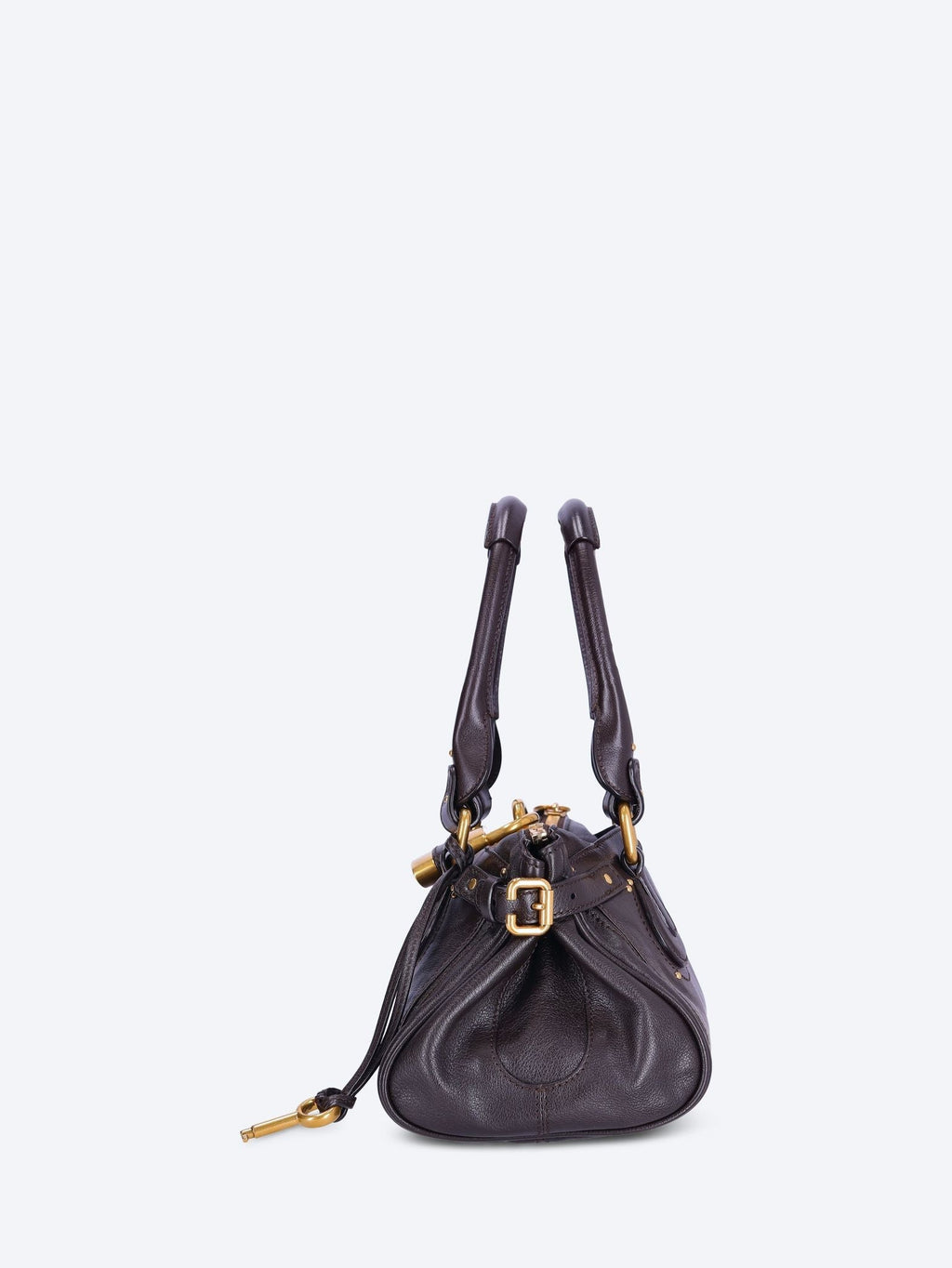 Grained Leather Paddington Handbag Chloe – Гарантія оригінальності – детальний вид