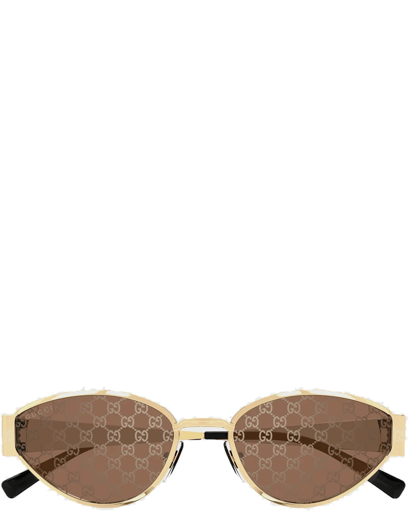 Gg All Over Logo Metal Frames 53s Gold Gucci оригінал – Купити в Україні