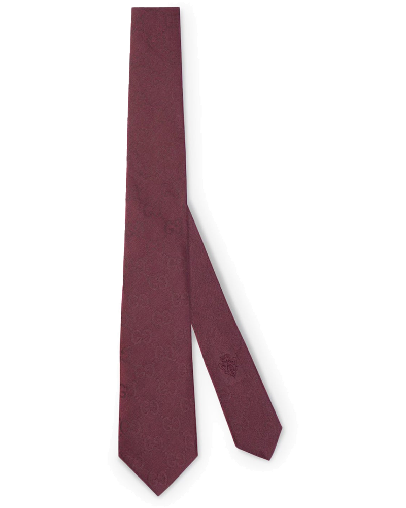 Gg Cotton And Silk Tie Gucci – Гарантія оригінальності