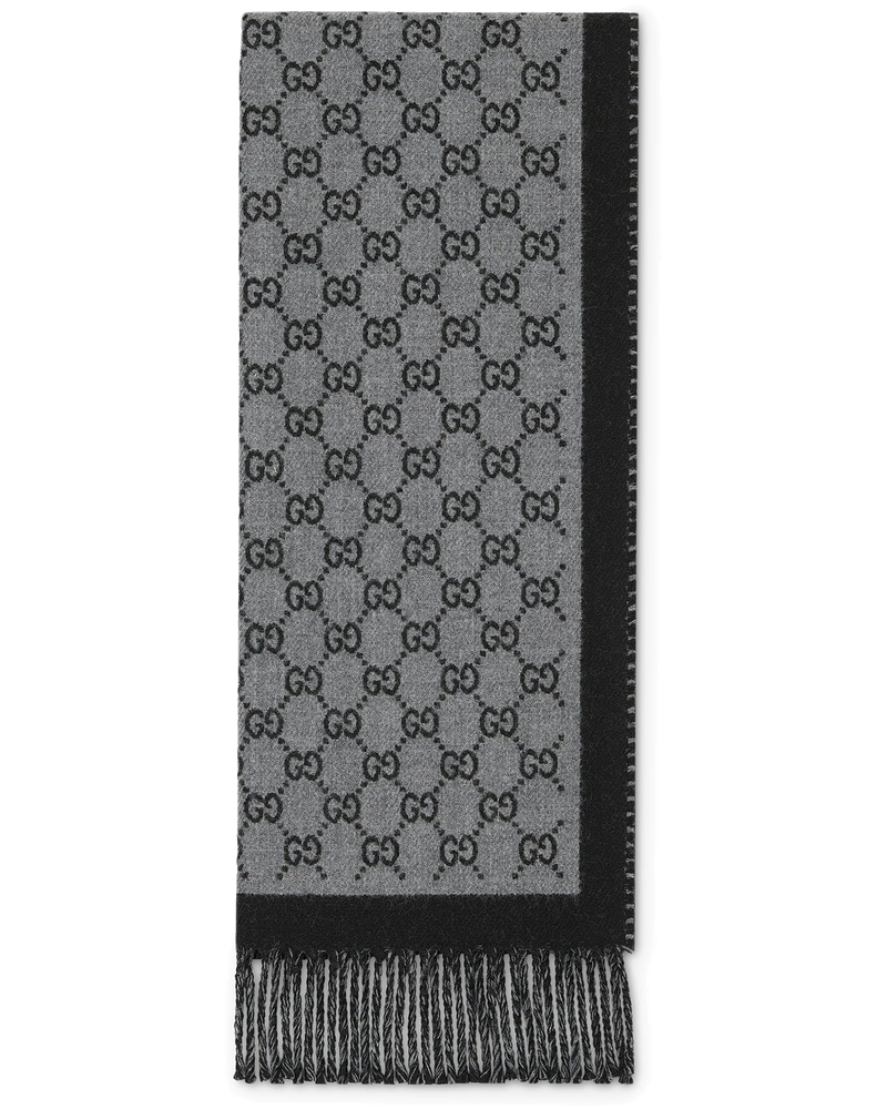 Gg Jacquard Wool Scarf Gucci оригінал – Купити в Україні