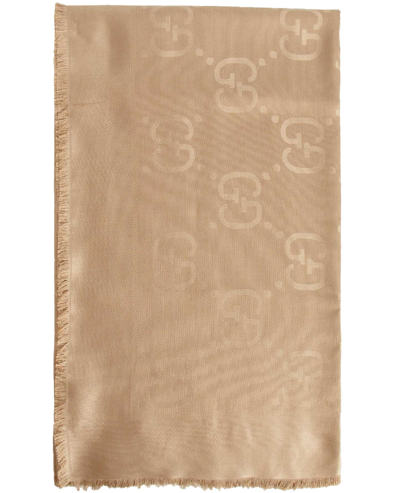 Jacquard Silk Wool Shawl Gucci – Гарантія оригінальності