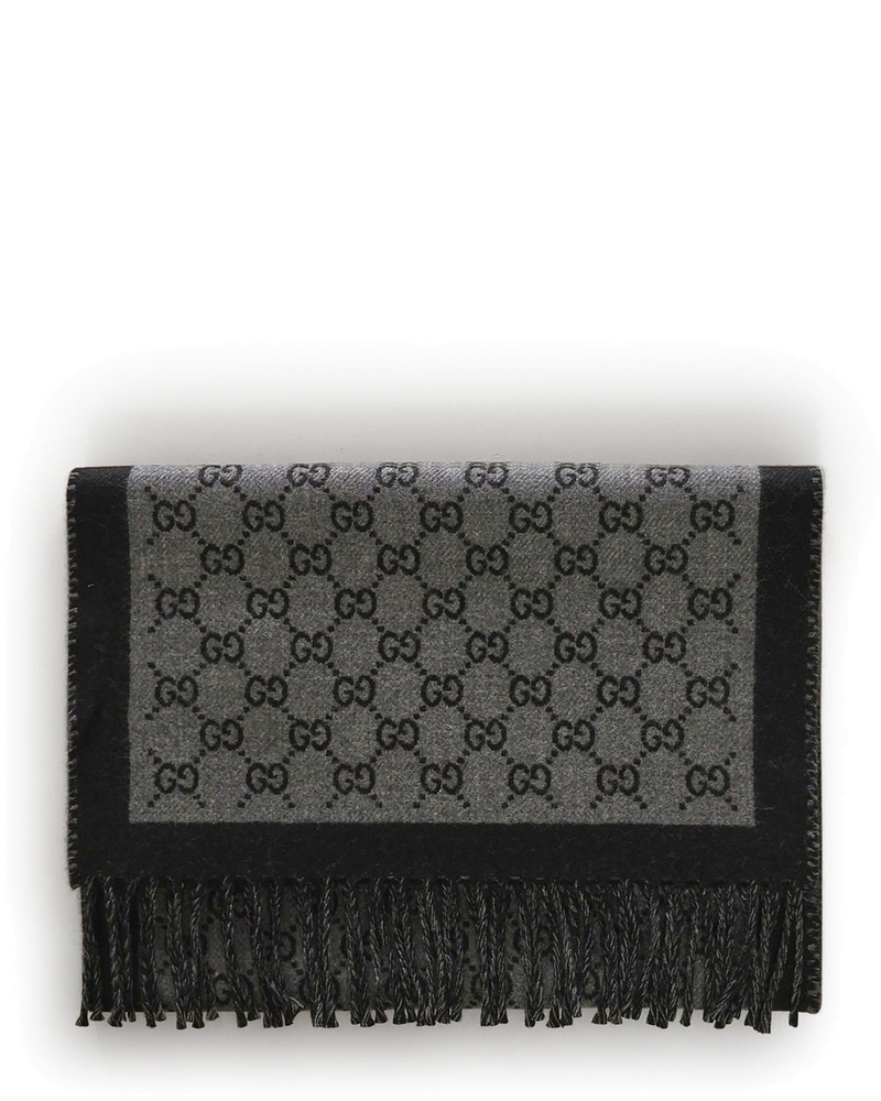 Оригінальна Sciarpa In Lana Gg Jacquard Gucci
