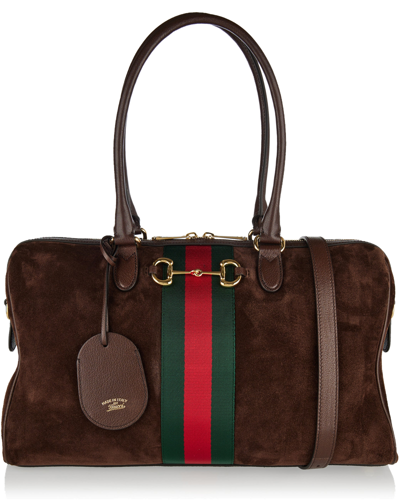 Borsetto Large Boston Suede Duffel Bag Gucci оригінал – Купити в Україні