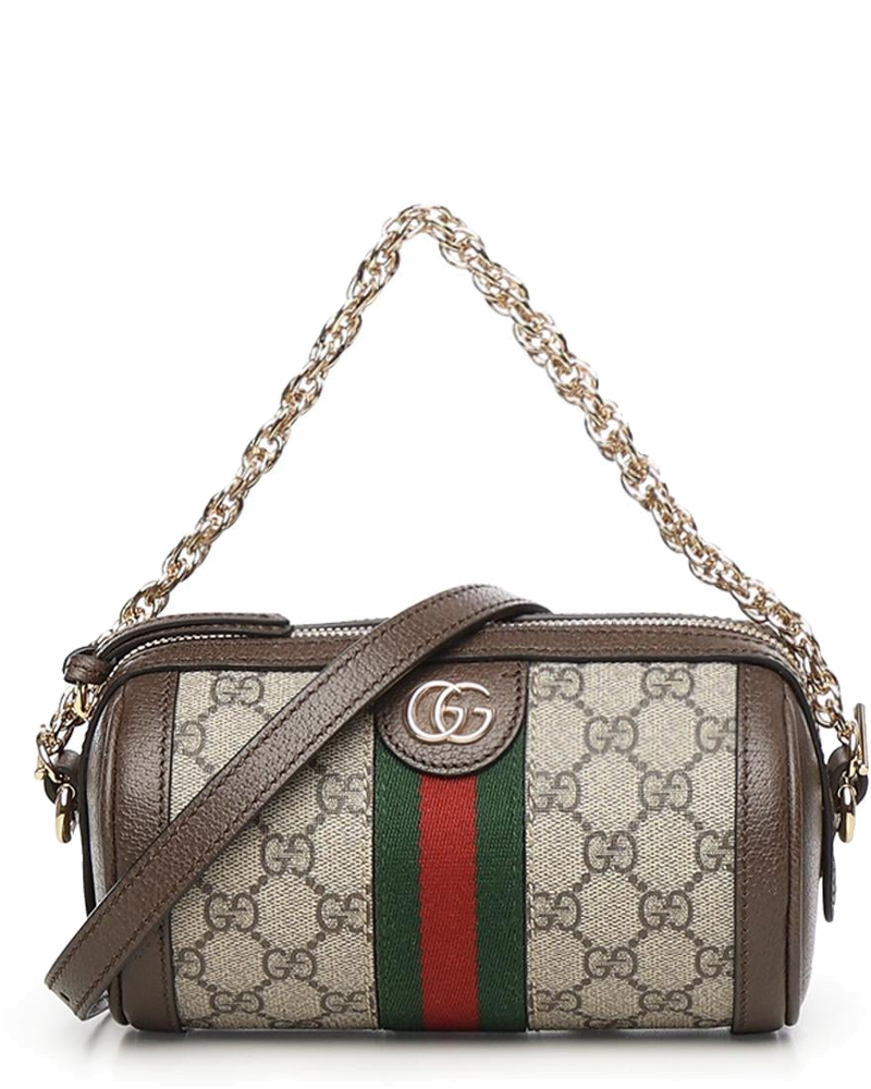 Borsa A Cilindro Ophidia Mini In Tessuto Gg Gucci – Гарантія оригінальності