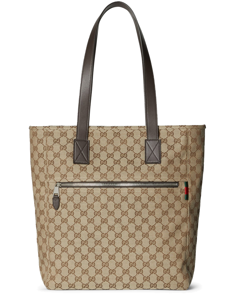 Оригінальна Medium Size Gg Fabric Shopping Bag Gucci