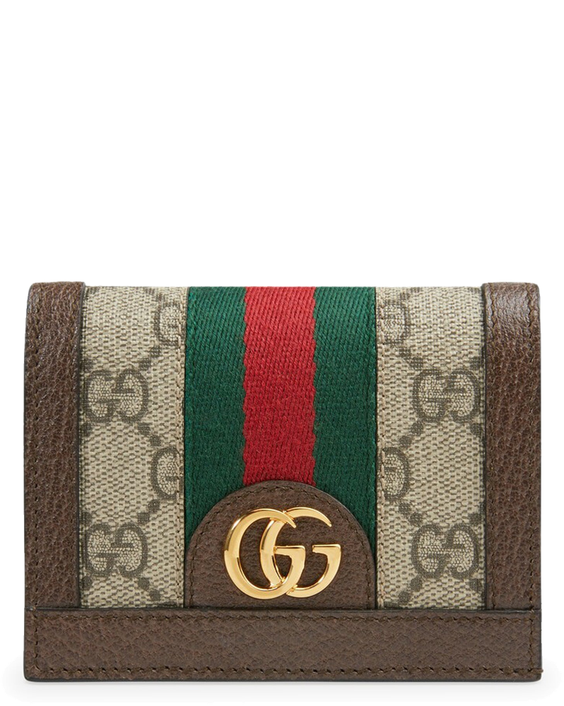 Оригінальна Ophidia Small Wallet In Gg Supreme Gucci