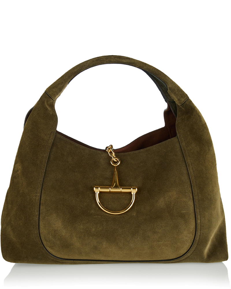 Softbit Maxi Suede Shoulder Bag Gucci оригінал – Купити в Україні