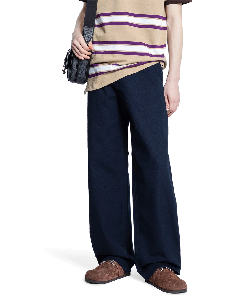 Оригінальна Heavy Cotton Canvas Workwear Trousers Gucci