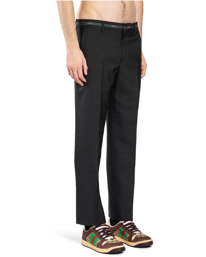Оригінальна Wool Straight Leg Pants Gucci