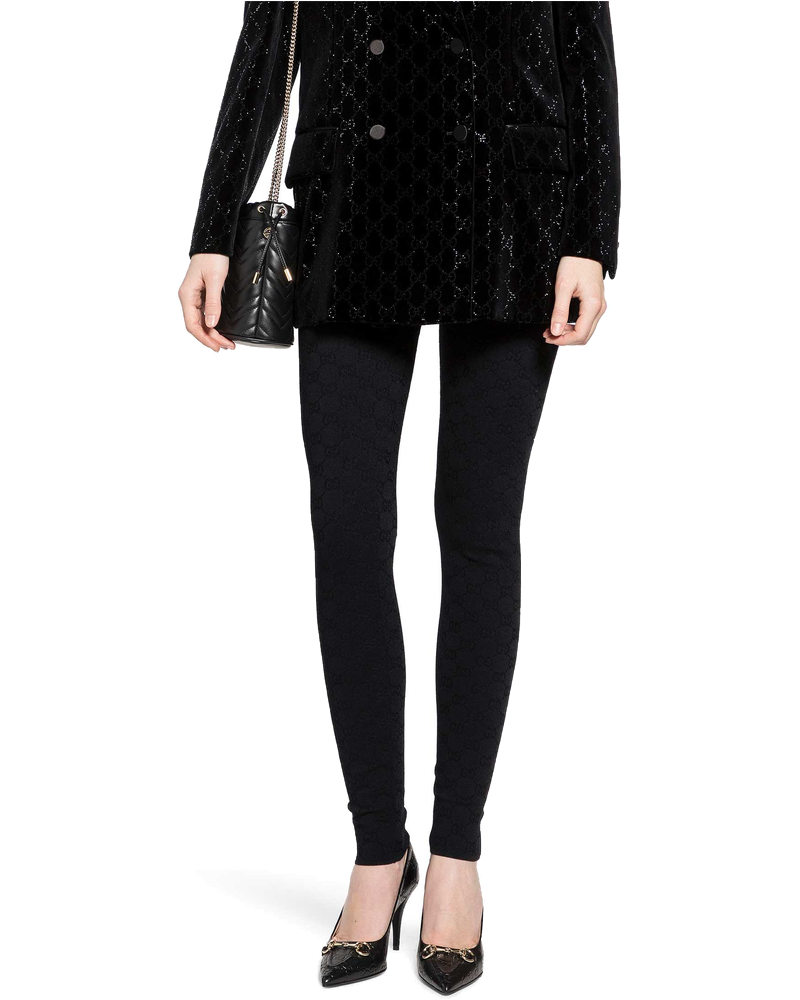 Оригінальна Viscose Gg Jacquard Leggings Gucci