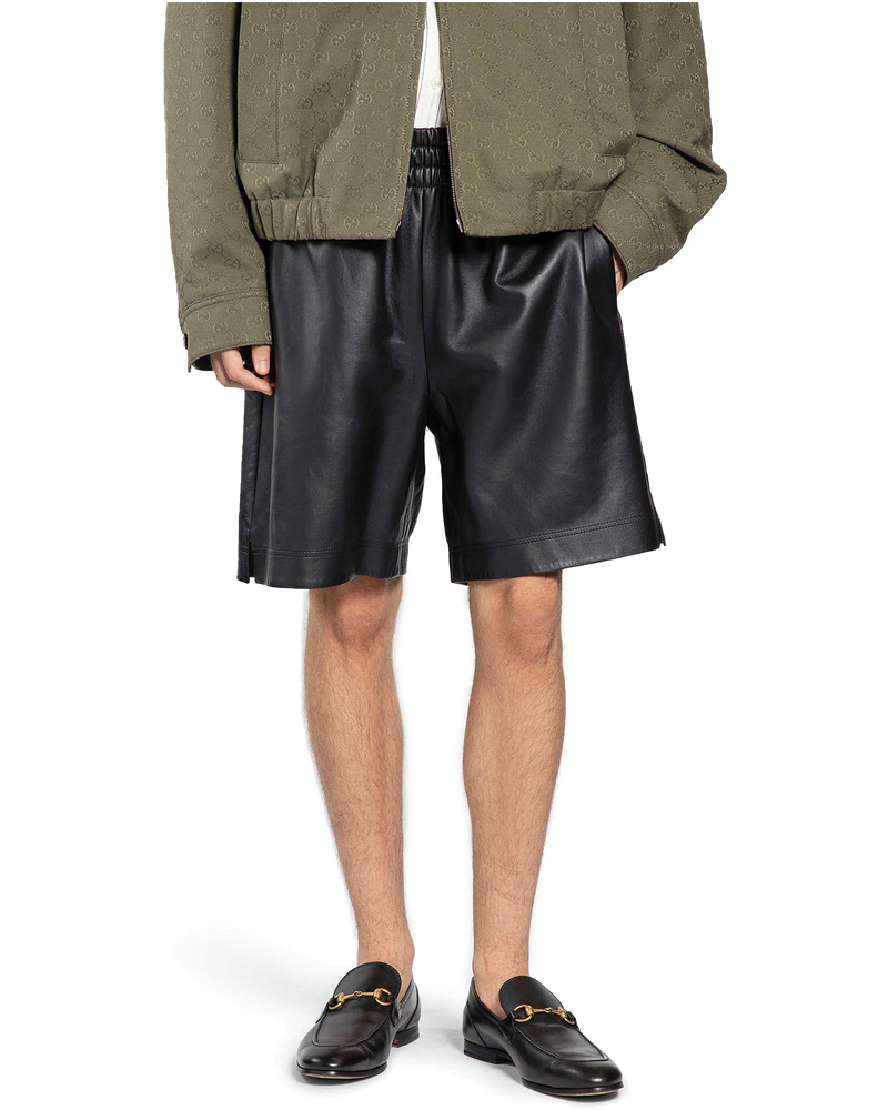 Оригінальна Nappa Leather Shorts Gucci