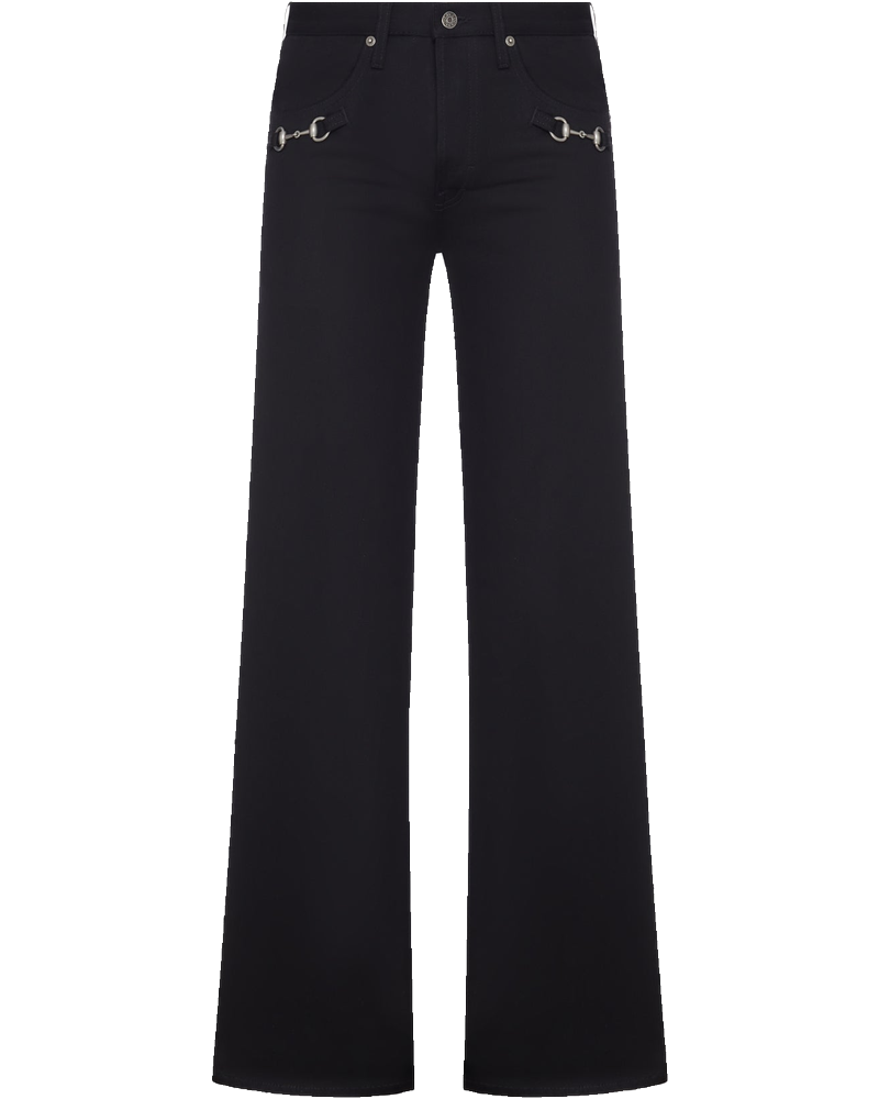 Cotton Denim Trousers With Horse Detail Gucci – Гарантія оригінальності