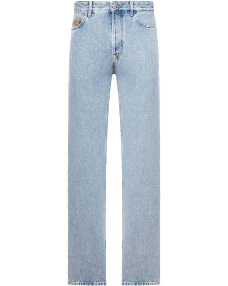 Délavé Denim Trousers With Gg Insert Gucci – Гарантія оригінальності
