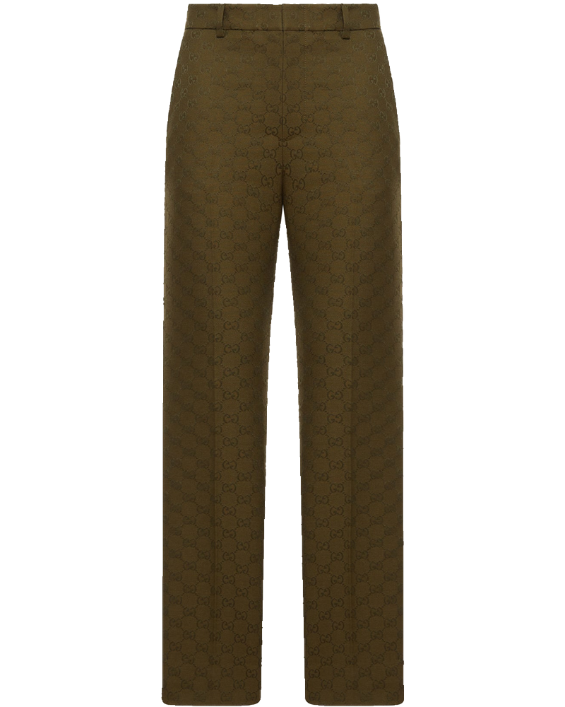 Оригінальна Tailored Canvas Gg Trousers Gucci