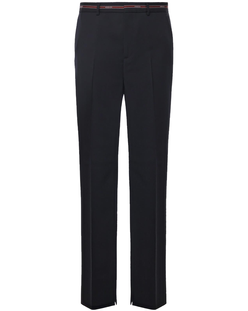 Оригінальна Pantalone In Lana Con Dettaglio Cimosa Gucci
