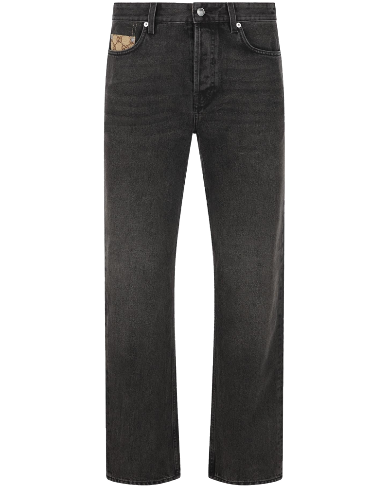 Оригінальна Cotton Denim Trousers Gucci