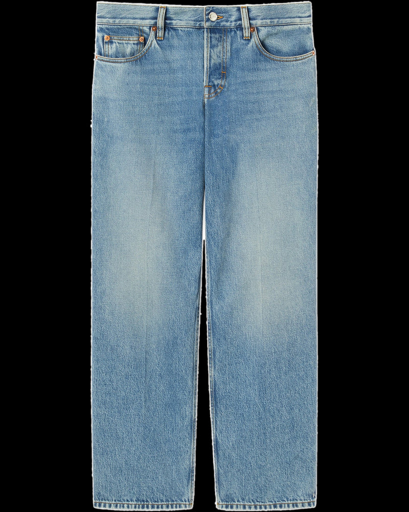 BG_REMOVED_CATALOG_Straight fit denim pants - GUCCI