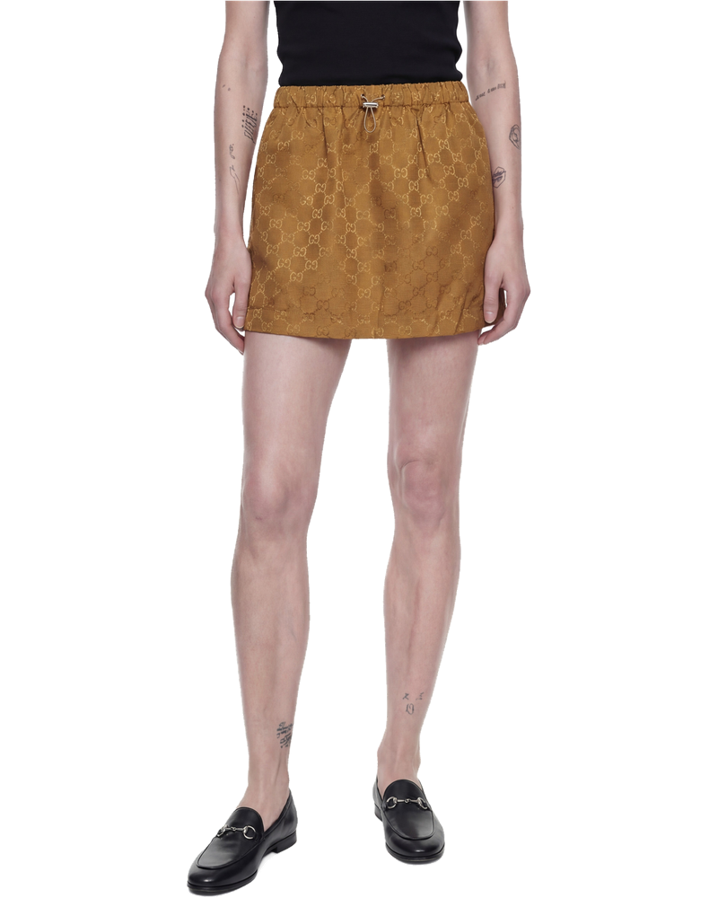 Slub Gg Nylon Mini Skirt Gucci – Гарантія оригінальності