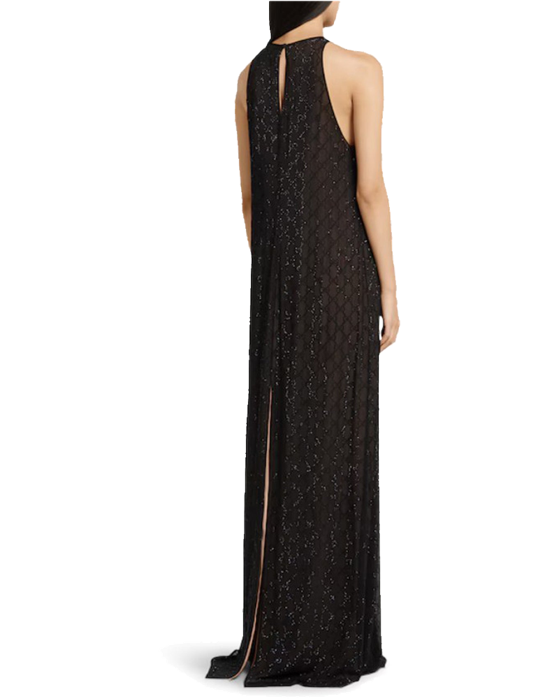Silk Georgette Dress With Gg Monogram Gucci – Гарантія оригінальності