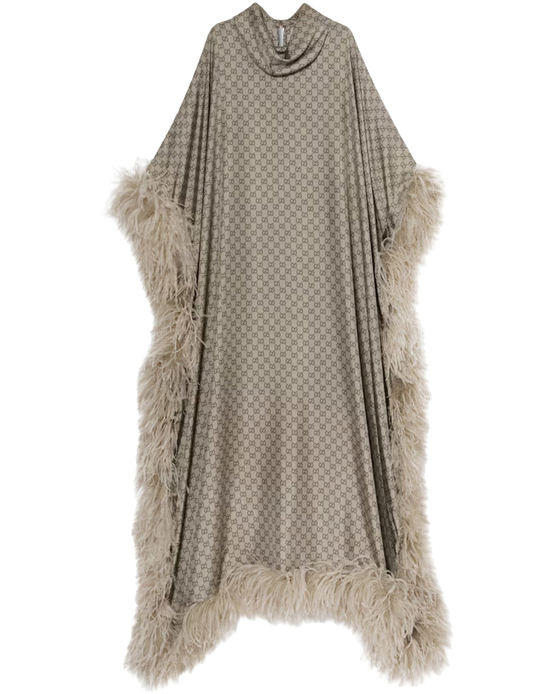 Long Printed Silk Twill Dress Gucci оригінал – Купити в Україні