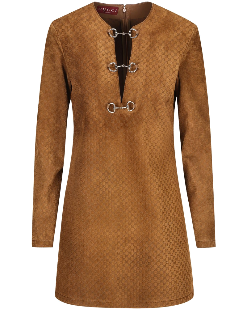 Suede Leather Dress Gucci оригінал – Купити в Україні
