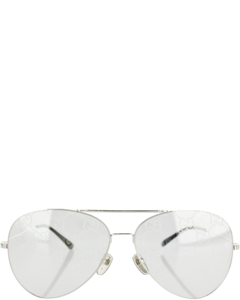 Aviator Style Silver Tone Sunglasses Gucci оригінал – Купити в Україні
