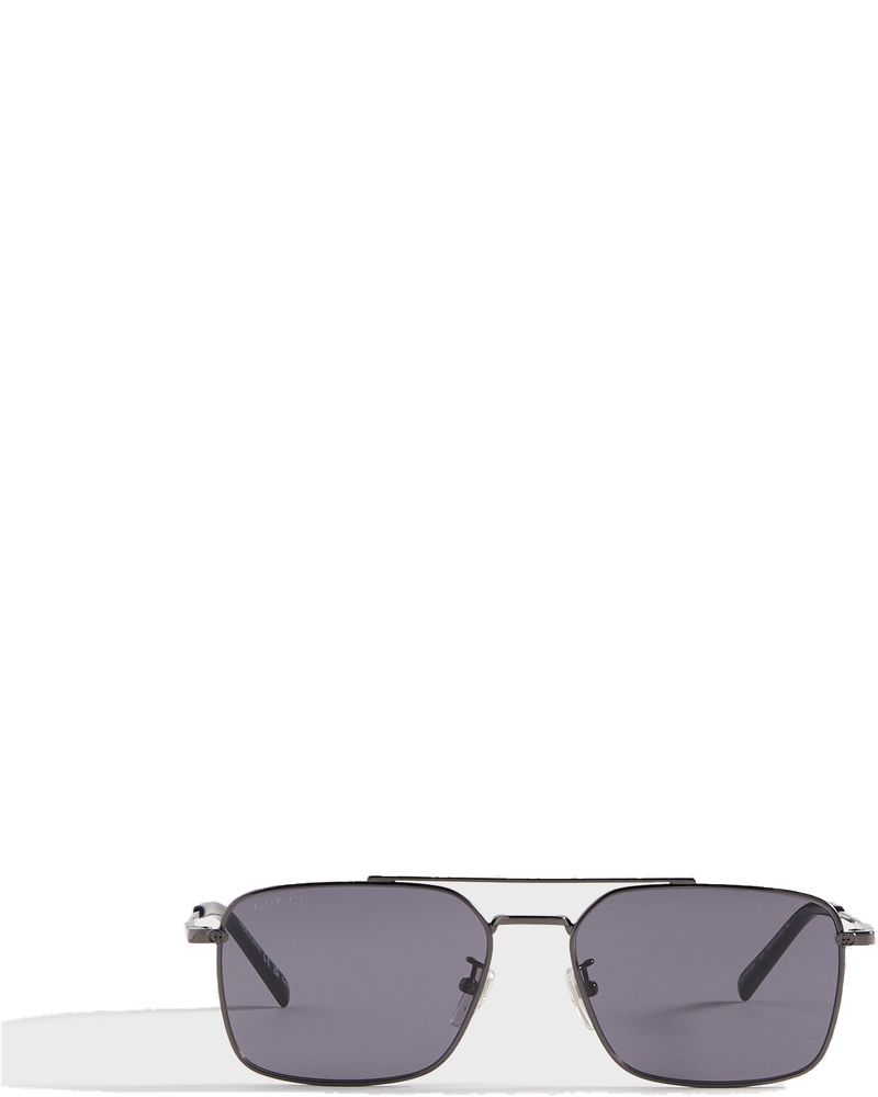 Gg Rectangular Sunglasses Ruthenium Gucci – Гарантія оригінальності