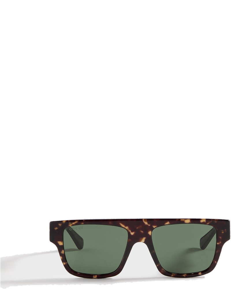 Rectangular Frame Sunglasses Havana Gucci – Гарантія оригінальності