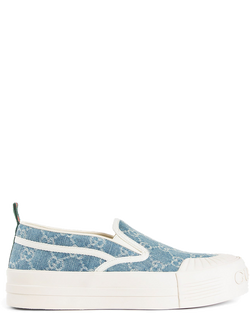 Оригінальна Gg Denim Slip-On Sneakers Gucci