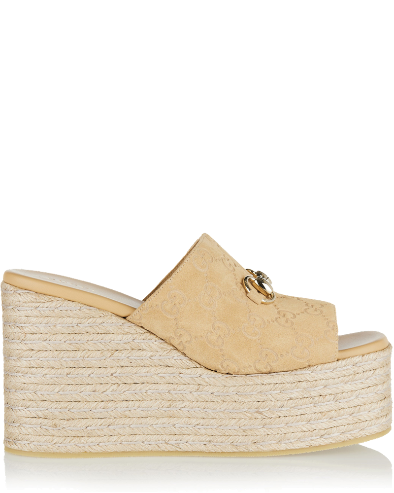 Horsebit Platform Espadrilles Gucci – Гарантія оригінальності