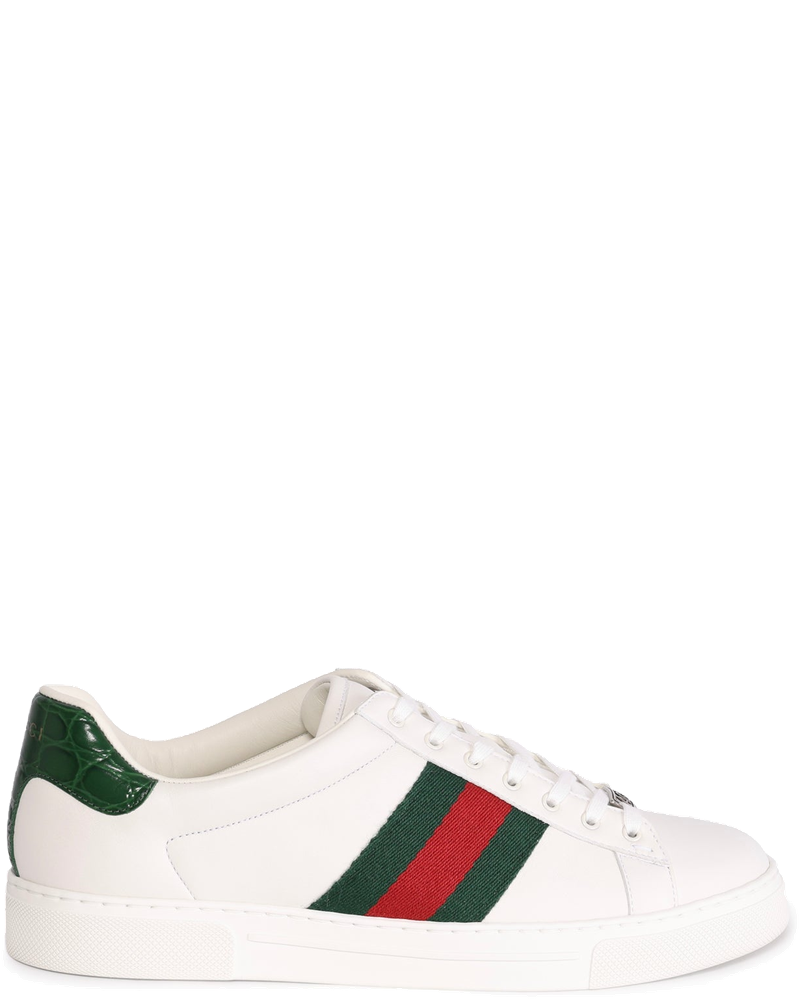 Оригінальна Sneaker Gucci Ace Con Dettaglio Web Gucci