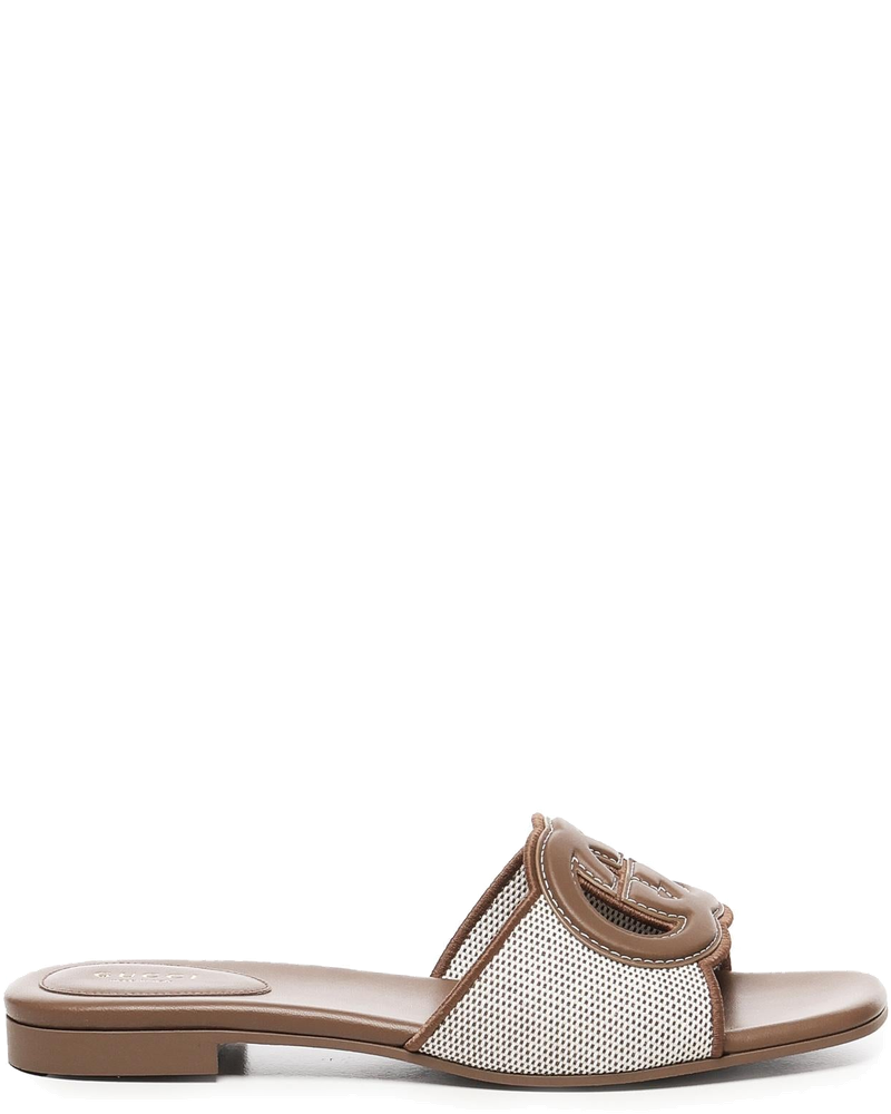 Sandalo Slider Con Incrocio Gg Gucci оригінал – Купити в Україні