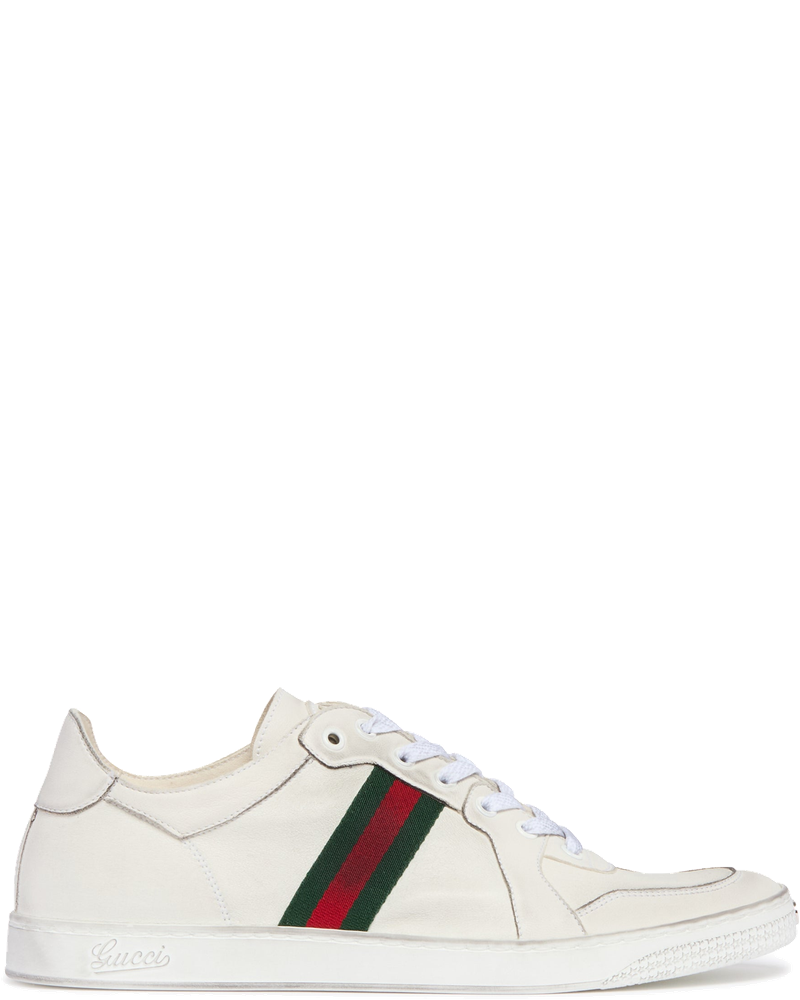 Оригінальна White Stretch Sneakers Gucci