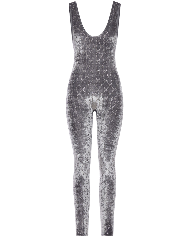 Jumpsuit With Gg Crystal Embroidery Gucci оригінал – Купити в Україні