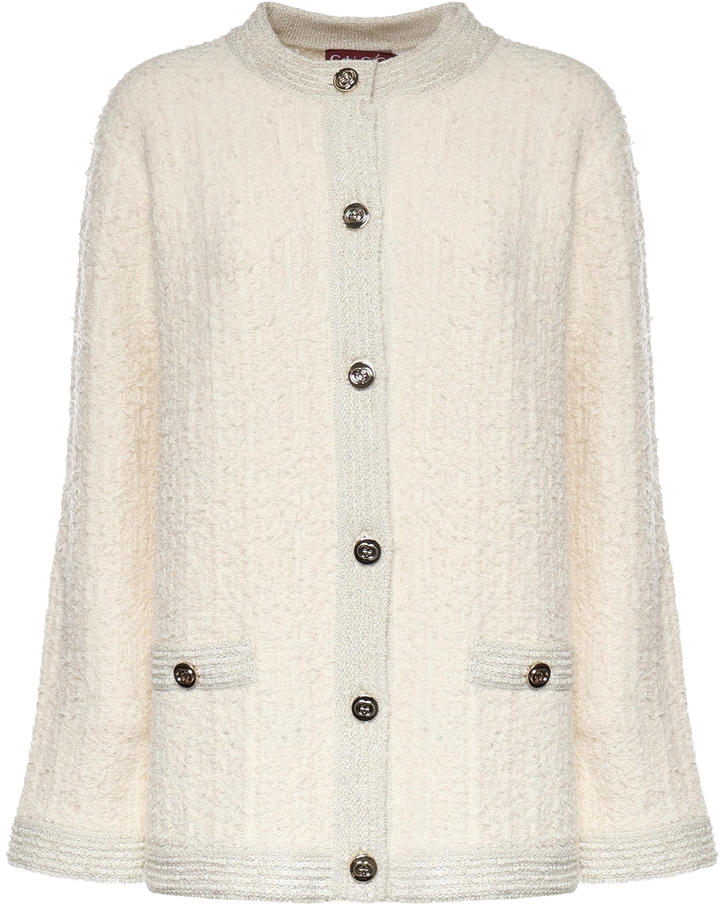 Cardigan In Lana Bouclé Lamé Gucci – Гарантія оригінальності