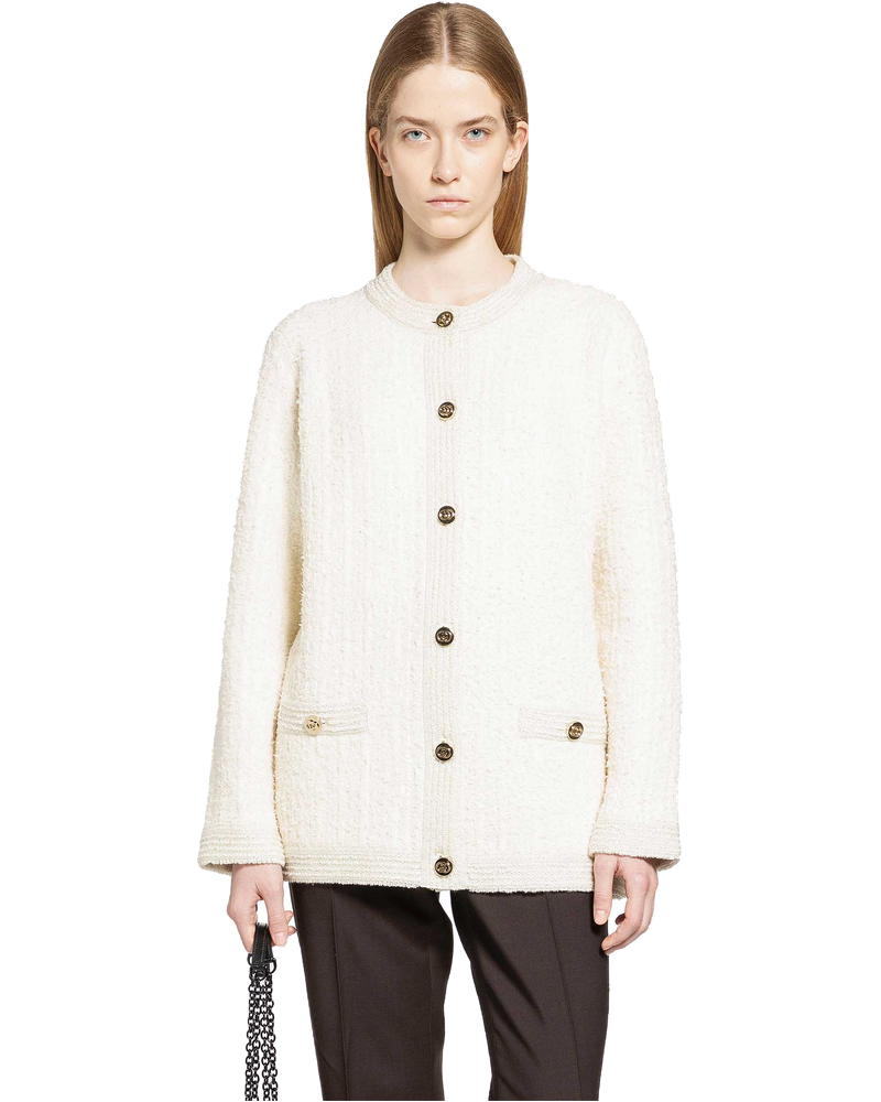 Bouclé Lurex Wool Cardigan Gucci оригінал – Купити в Україні