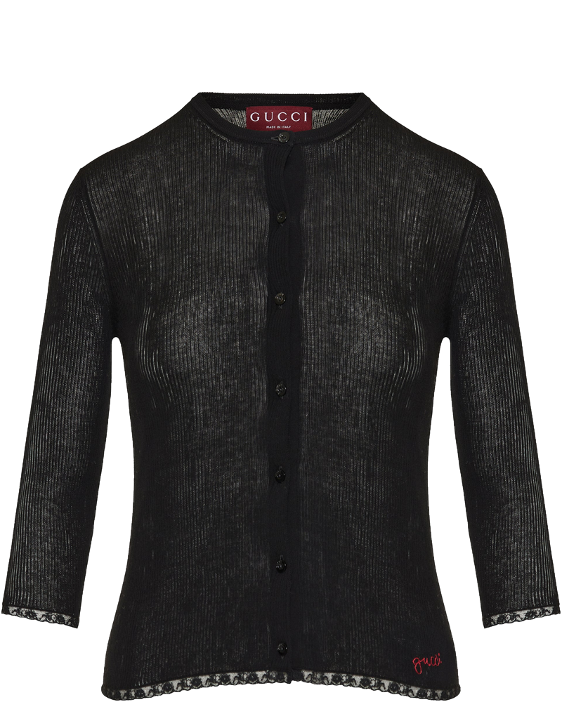 Cotton Rib Cardigan Gucci – Гарантія оригінальності