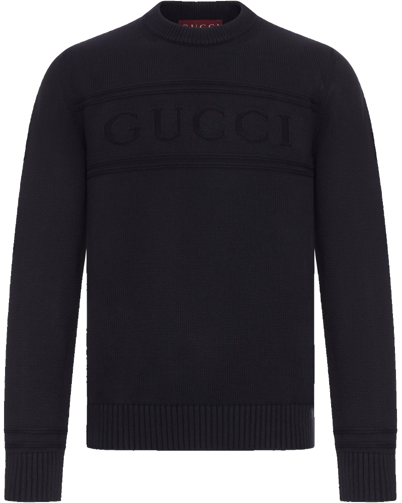 Cotton Knitted Sweater With Intarsia Gucci оригінал – Купити в Україні