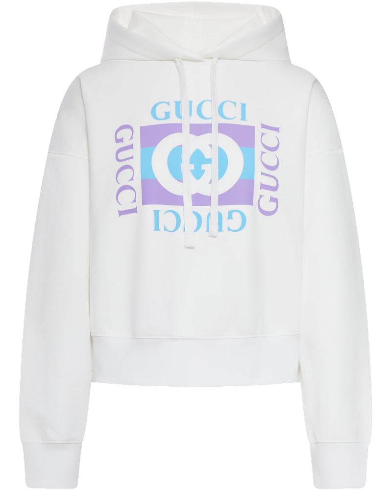 Printed Cotton Hoodie Gucci оригінал – Купити в Україні