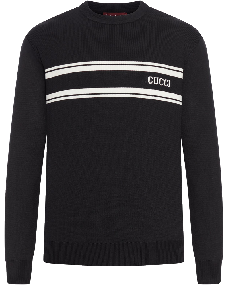 Silk And Cotton Sweater With Intarsia Gucci – Гарантія оригінальності