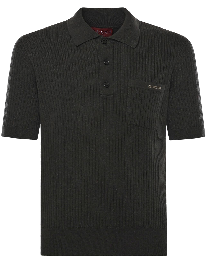 Polo In Maglia DI Lana E Cashmere A Coste Gucci оригінал – Купити в Україні